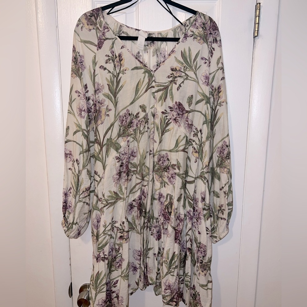 H&M floral dress size L